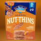 Blue Diamond Almonds Nut Thins Honey Cinnamon Gluten Free Cracker Crisps, 4.25 Oz Boxes (Pack Of 12)