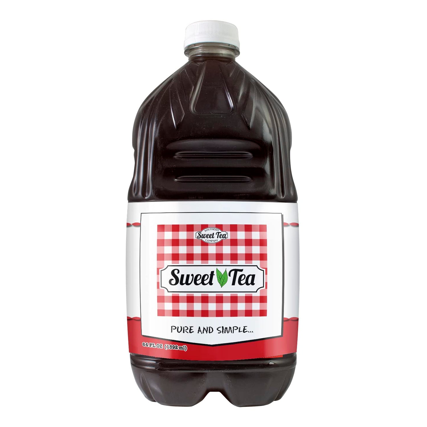 Southern Sweet Tea Company Iced Tea - Real Brewed, Pure Cane Sugar, Caffeinated, 64oz