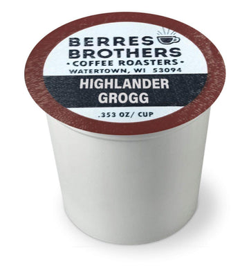 Berres Brothers Highlander Grogg Flavored Coffee 72 Loose Count Single Serve Pods Compatible With Keurig K Cups Coffee Makers Medium Roast Caffeinated Coffee