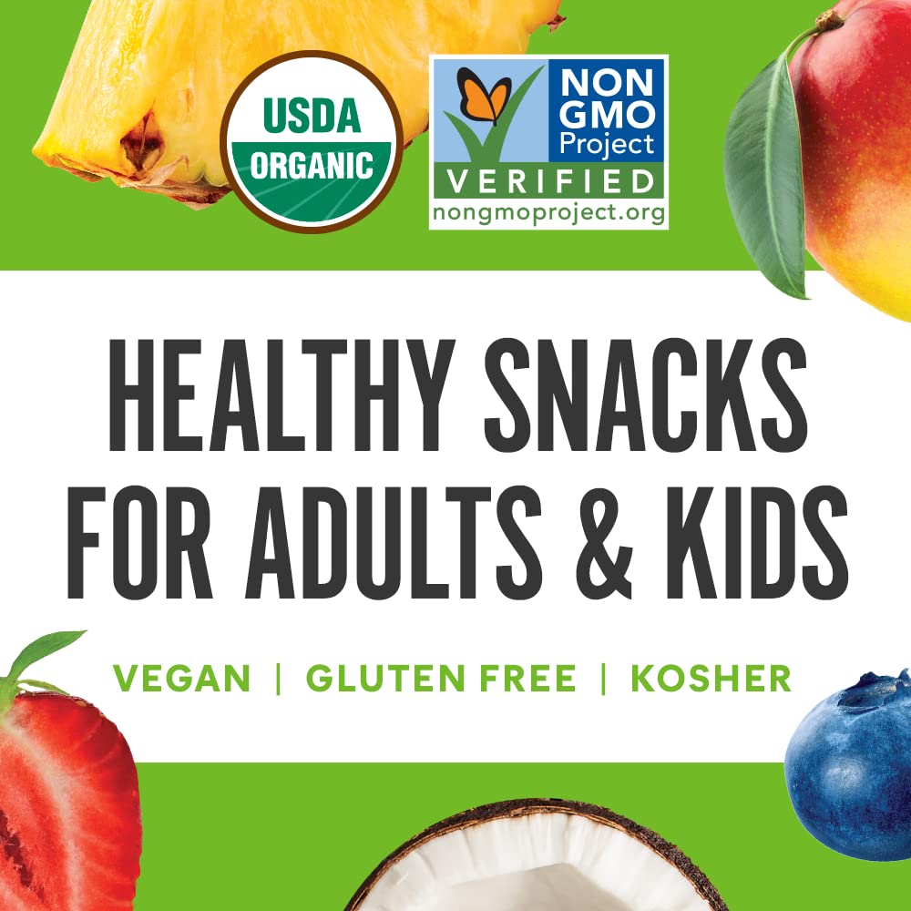 Noka Superfood Fruit Smoothie Pouches Variety Pack  Healthy Snacks with Flax Seed  Plant Protein and Prebiotic Fiber  Vegan and Gluten Free Snacks  Made in USA  Organic Squeeze Pouch  4.22 oz  12 Count