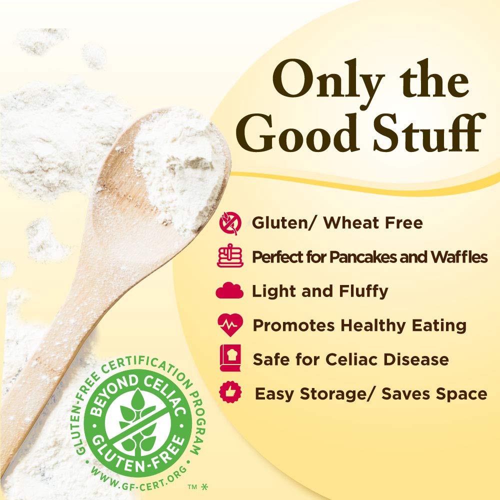 Gluten Free Mama'S: Pancake And Waffle Mix - Light And Fluffy - 32 Oz Bag