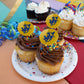 Southern Arkansas University Secondary Logo Cupcake Picks Toppers Decoration Set Of 6