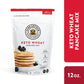 King Arthur, Keto Wheat Pancake Mix, Sourced Non-GMO, Certified Kosher, Keto Friendly, 12 Oz, Packaging May Vary (Pack of 6)