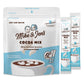 MIKE & JENS Hot Cocoa Mix, Chocolate Powder, 12 Individual Packets, 1.2 Ounce Each, White/Blue/Brown/Black