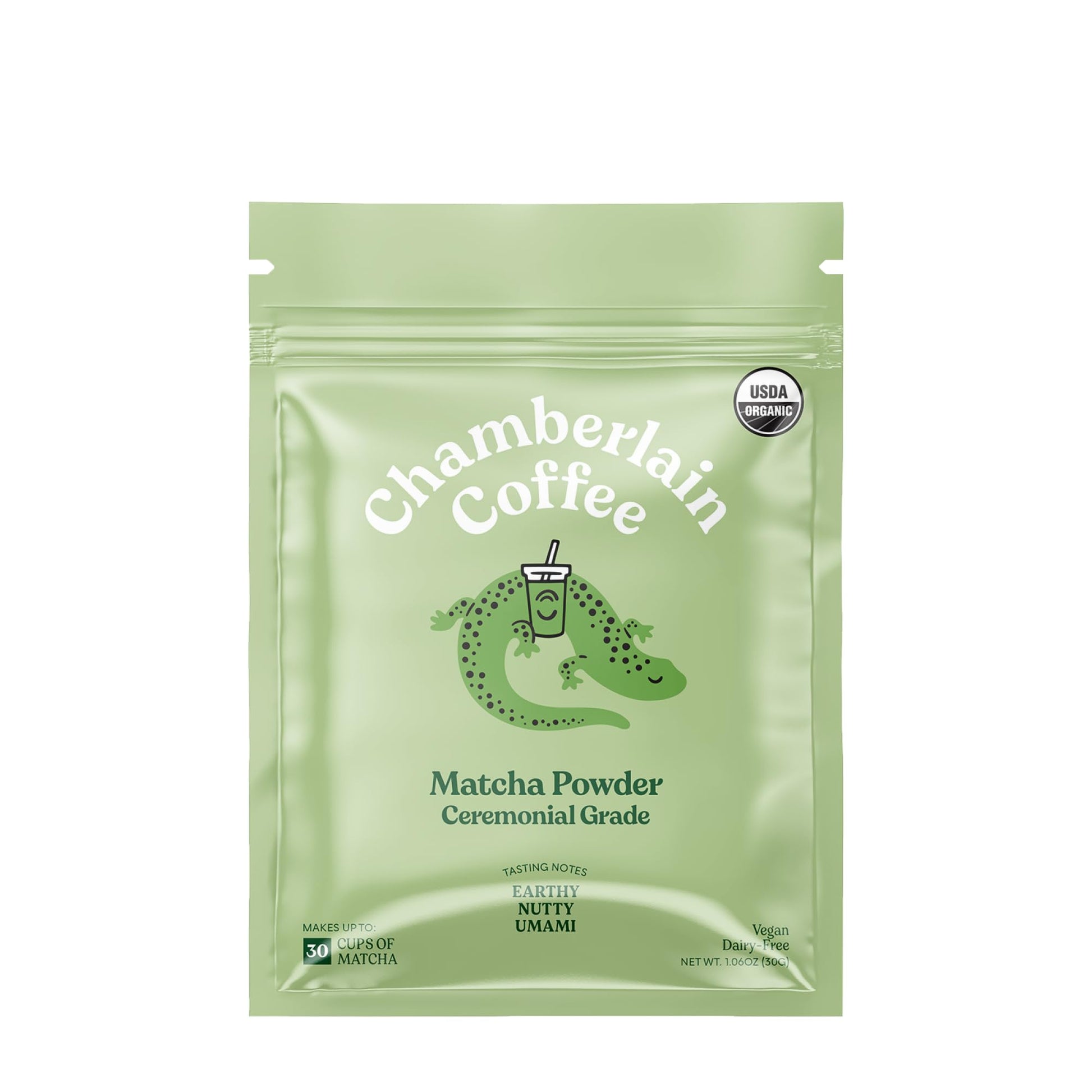 Chamberlain Coffee Ceremonial Matcha Green Tea Powder - Japanese Green Tea + Original Grade Matcha - Hot or Iced - Organic, Vega