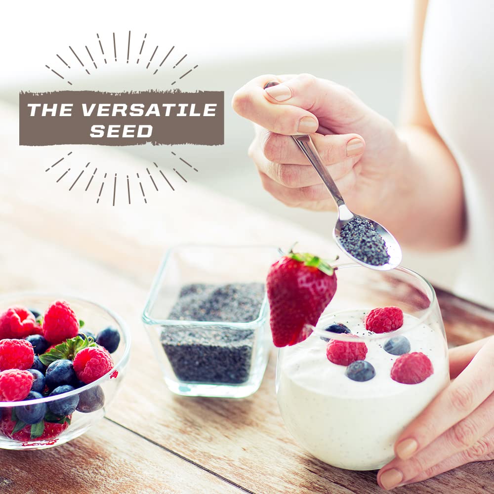 Sunwarrior Chia Seeds Organic Non-GMO Keto Vegan Superfood 360g Tub (30 Servings)