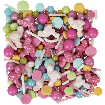 Wilton Sprinkles 10Oz Shaped Sprinkles Mix (Flamingo)
