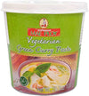 Mae Ploy Vegetarian Green Curry Paste With Authentic Thai Spices Like Shallot, Green Chili Pepper, Lemongrass, Galangal, Kaffir Lime, No Msg, Preservatives Or Artificial Coloring (35 Oz Tub)