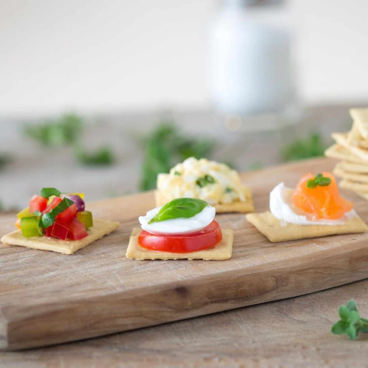 Jovial Organic Sourdough Einkorn Everything Crackers - Sourdough Crackers For Cheese Platter, Made With Einkorn, Usda Organic, N