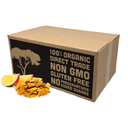 Mavuno Harvest Mango Dried Fruit Snacks | Unsweetened Organic Dried Mango Slices | Gluten Free Healthy Snacks for Kids and Adult