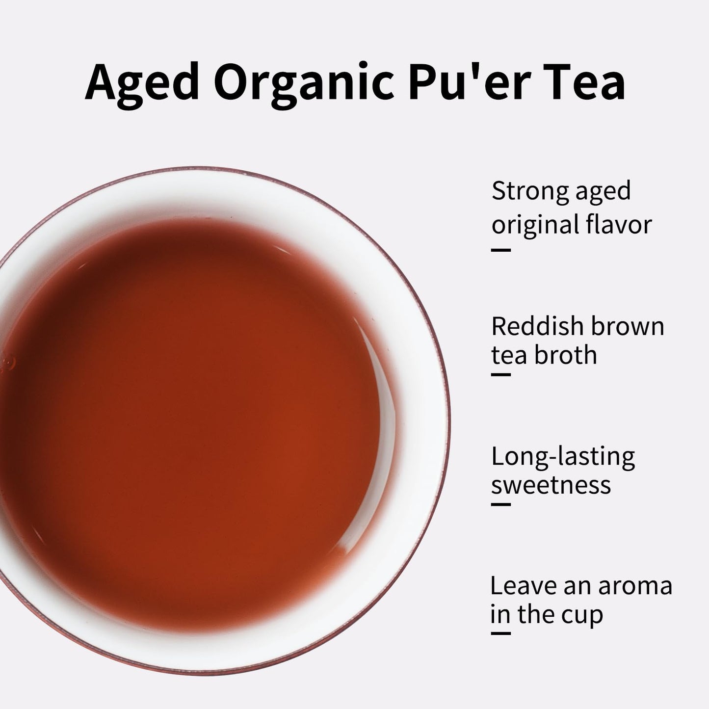 Lapalide 7.05 Oz Puerh Tea Loose Leaf, Usda Organic Pu Erh Tea, Yunnan Puerh Loose Leaf Mellow And Rich, Pu'Er Ancient Tree Tea