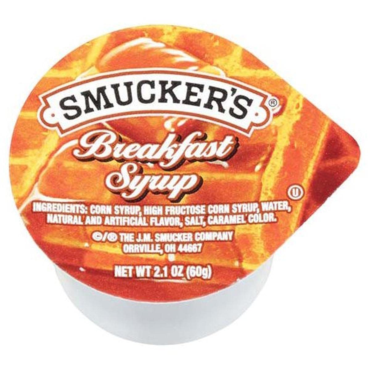 Smucker'S Breakfast Syrup, 2.1 Ounce (Pack Of 100)