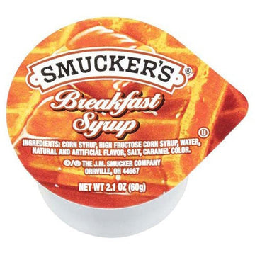 Smucker'S Breakfast Syrup, 2.1 Ounce (Pack Of 100)