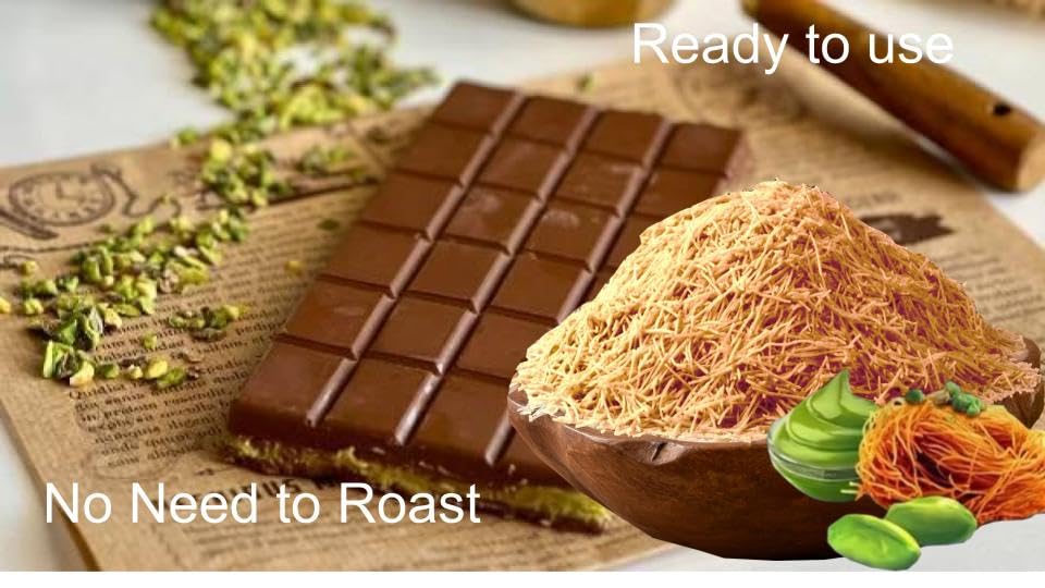 Kataifi Shredded Fillo Phyllo Dough, Baked Kataifi Pastry, 3.5 Oz. (100 Gr), Ingredient Of Dubai Chocolate Pistachio Bars, Knafe