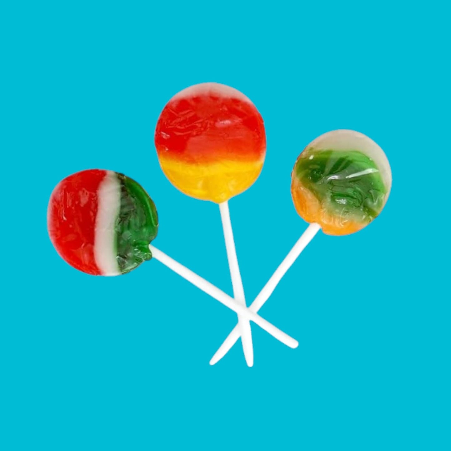 Tiger Pop Lollipops Assorted Mix Fruit Flavors-1.5 Lbs Flat And Round Lollipops, Individually Wrapped For Freshness And Convenie