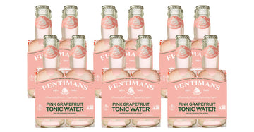 Fentimans Sparkling Pink Grapefruit Tonic Water - Grapefruit Sparkling Water, Craft Soda, Mixer, All Natural Ingredients, Botani