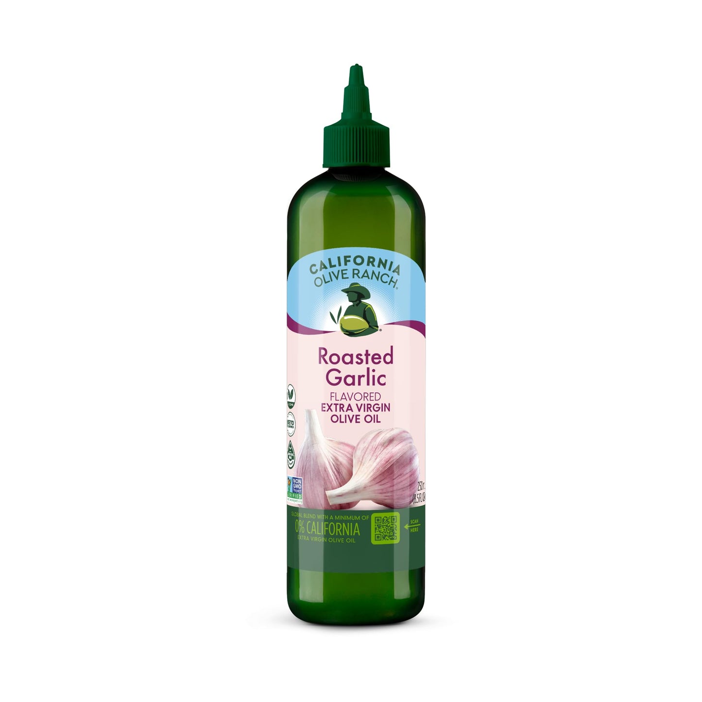 California Olive Ranch Roasted Garlic Flavored EVOO Chefs Bottle - 8.5 fl oz