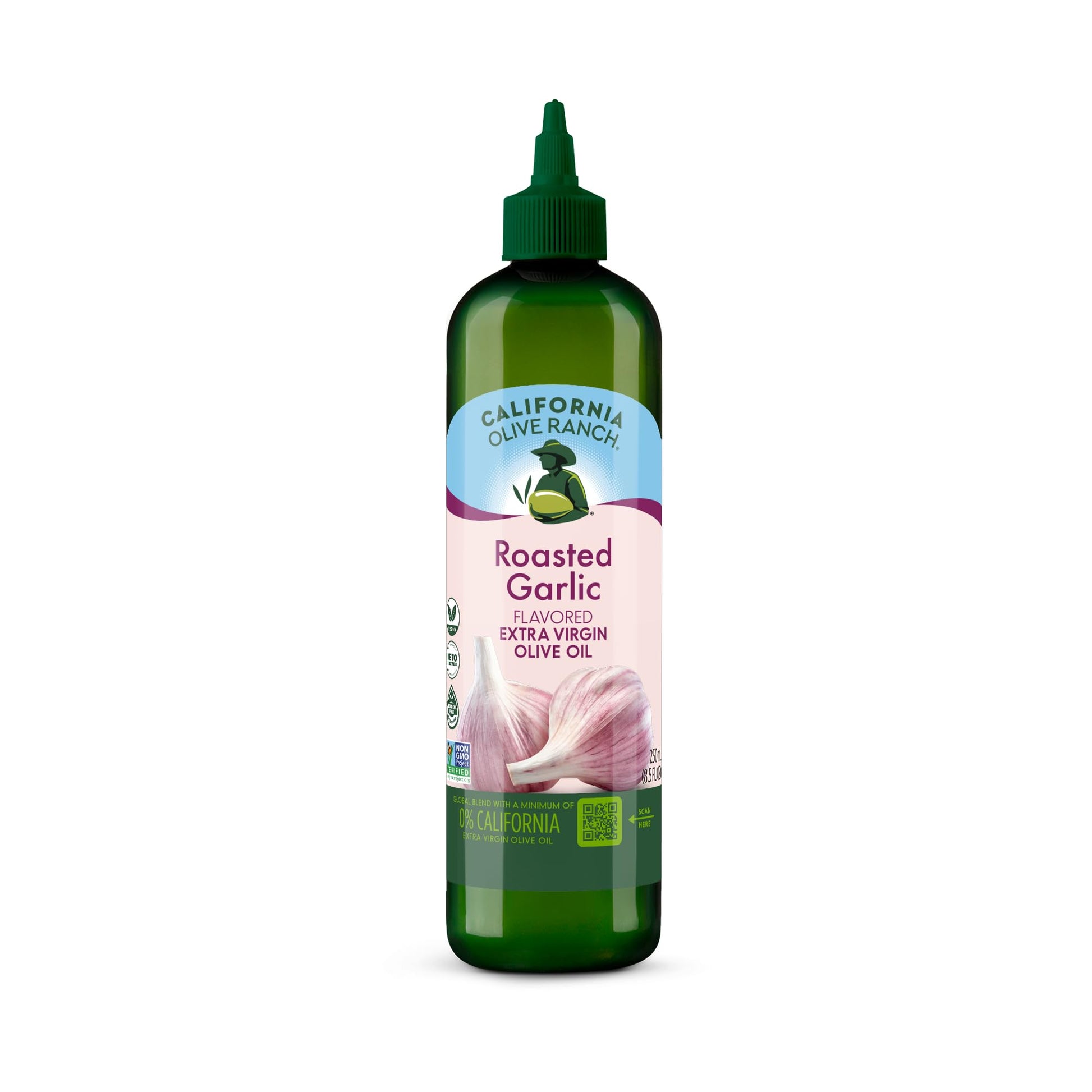 California Olive Ranch Roasted Garlic Flavored EVOO Chefs Bottle - 8.5 fl oz
