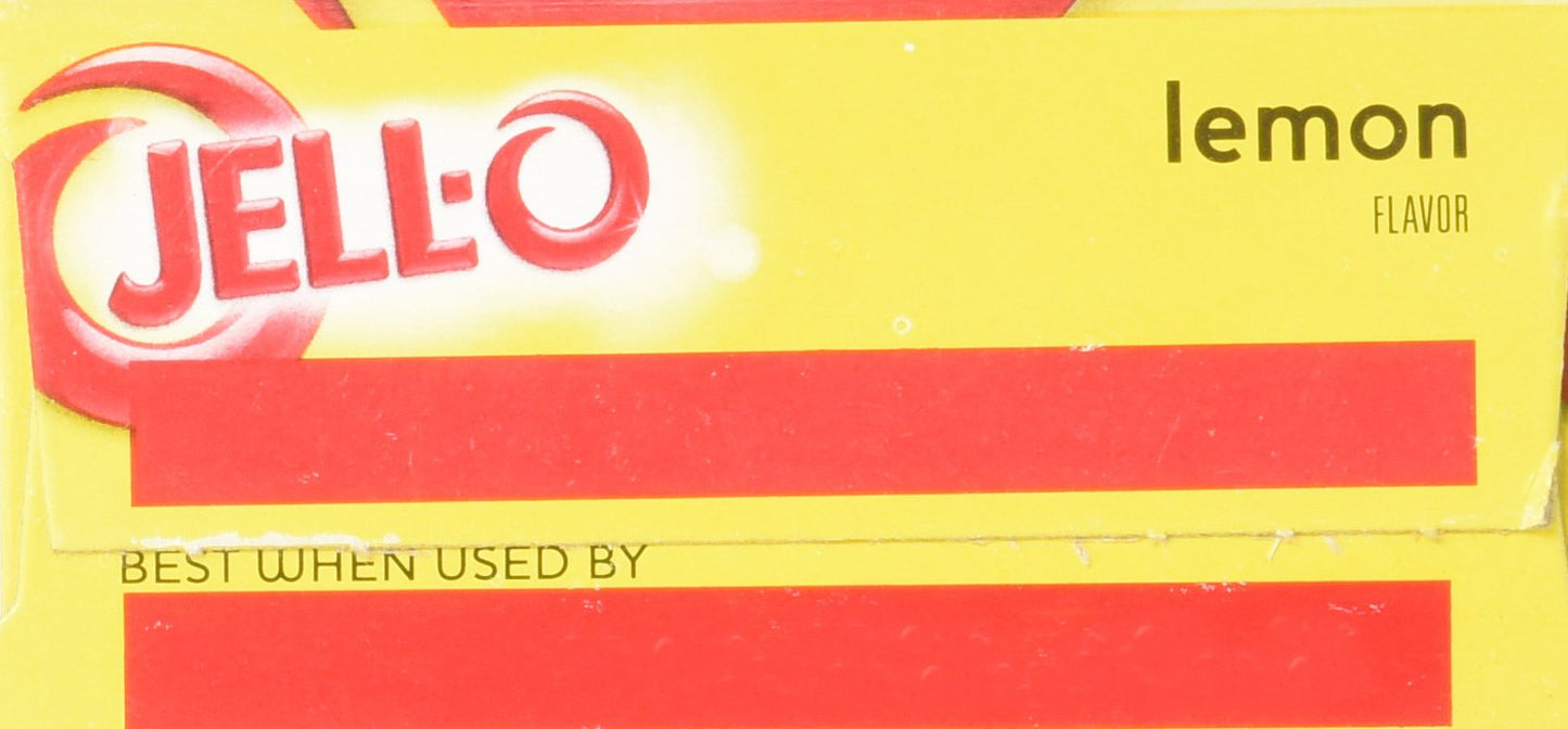 Jell-O Instant Pudding & Pie Filling, Lemon Flavor, 3.4 Oz, 4-Pack