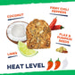 Kii Naturals Fruit & Fire Snack Crisps, Non-GMO, Chili Lime Coconut, 4.9 Ounce (Pack of 2)