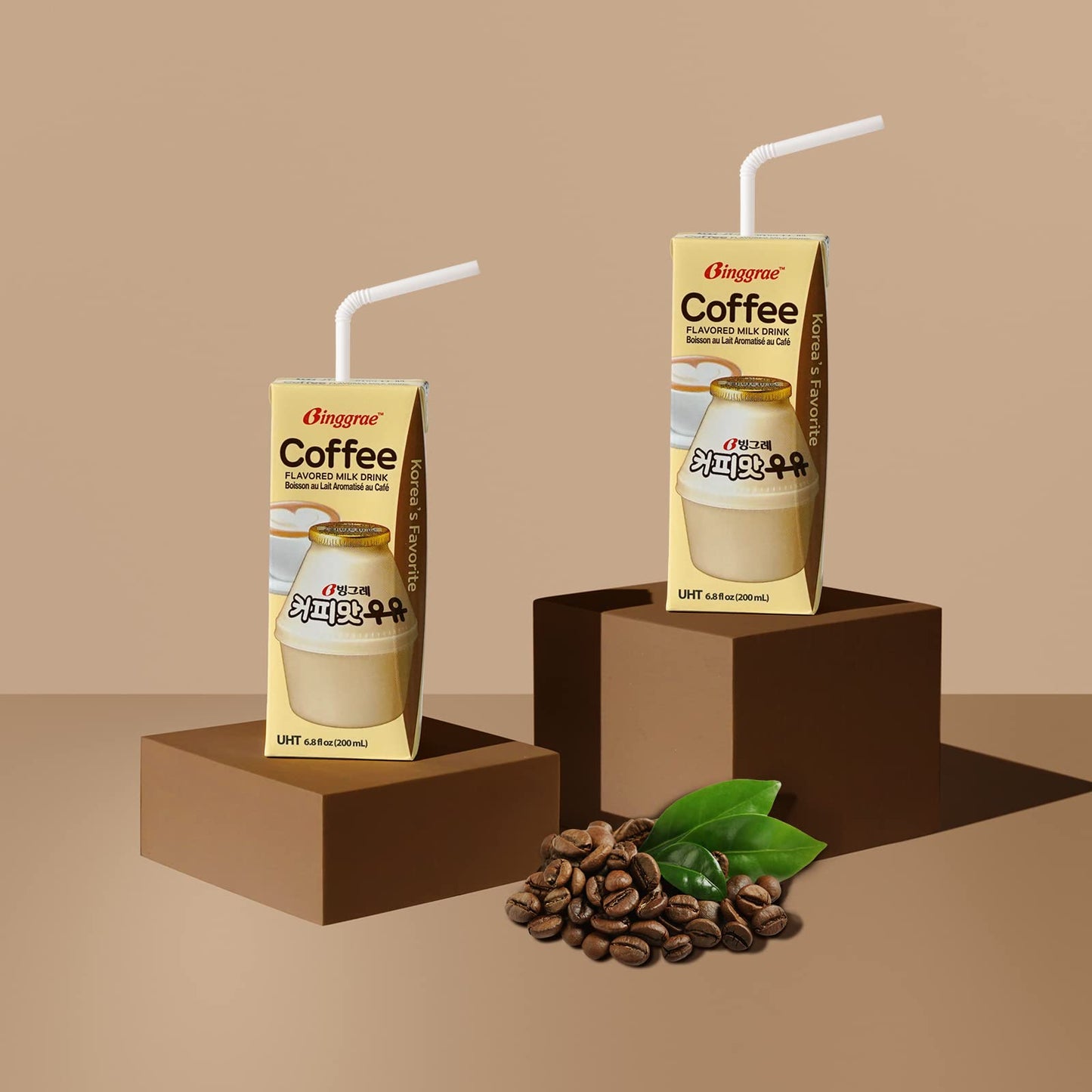 Binggrae Coffee Flavored Milk (Pack of 24)