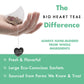 Big Heart Tea Co. Royal Treatmint Lavender Mint Tea Bags - Organic Herbal Decaf - 20 Sachets