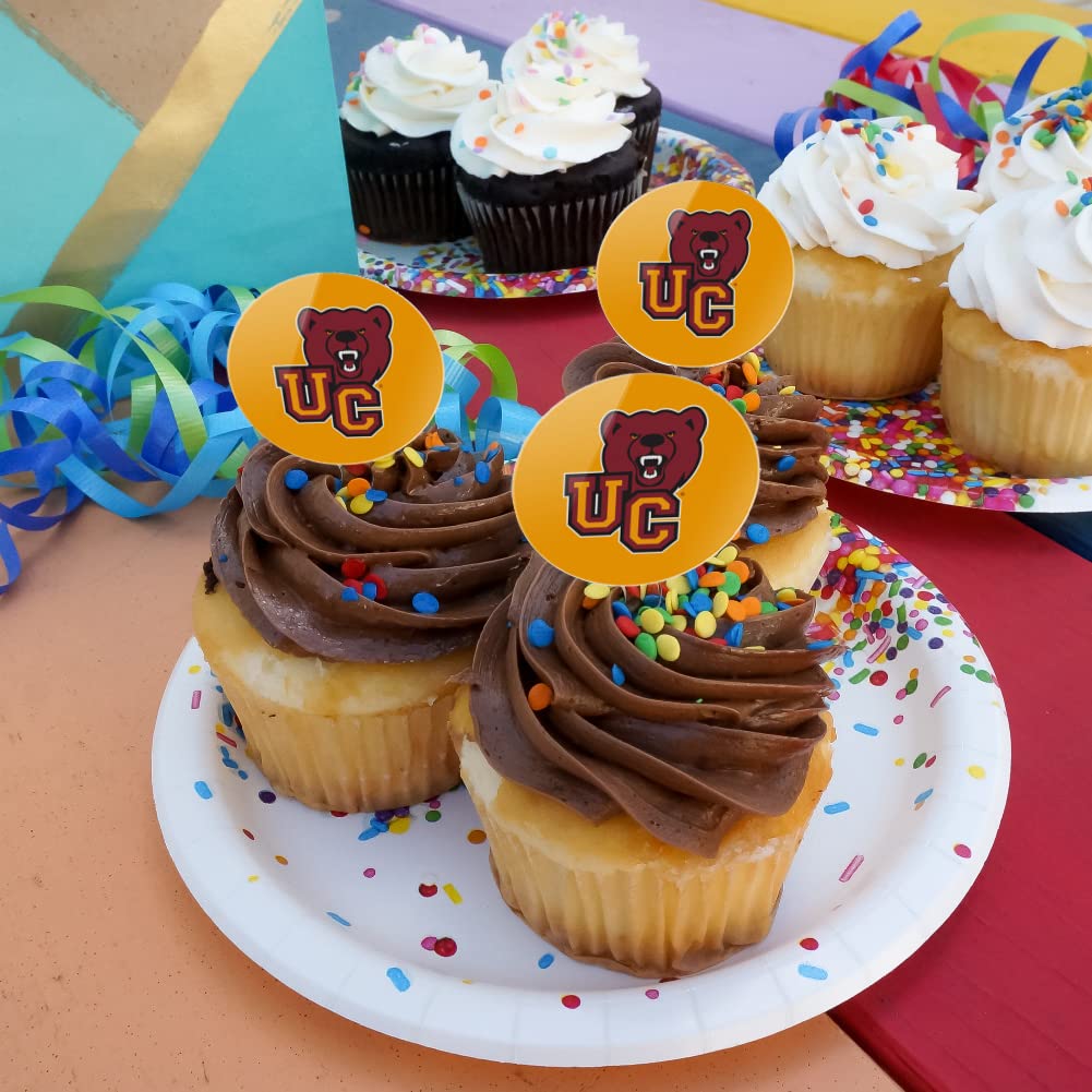 Ursinus College Secondary Logo Cupcake Picks Toppers Decoration Set Of 6