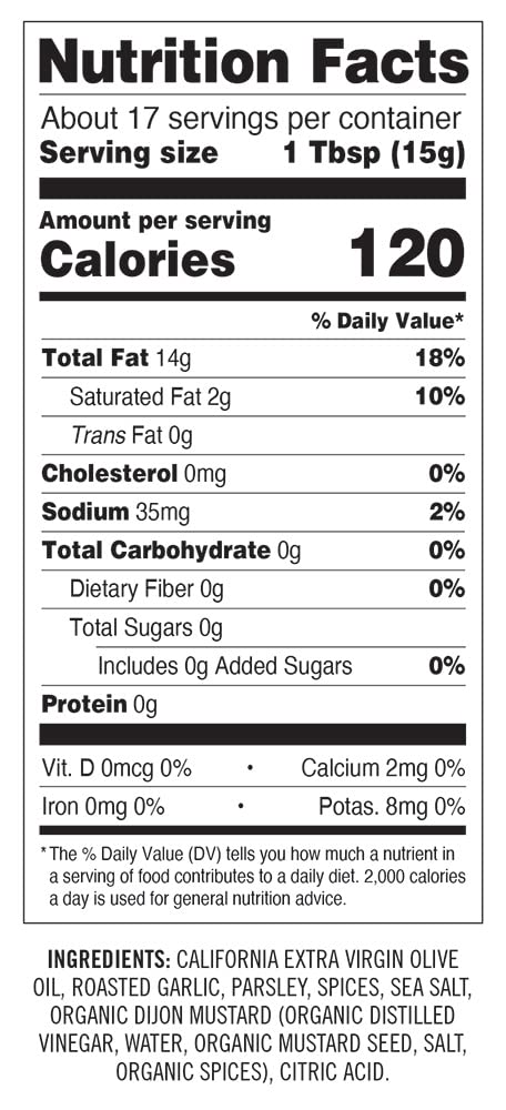 Sonoma Gourmet: Garlic & Herbs Flavored Olive Oil | 100% California Extra Virgin Olive Oil | 8.5 Fl Oz (Pack Of 6)