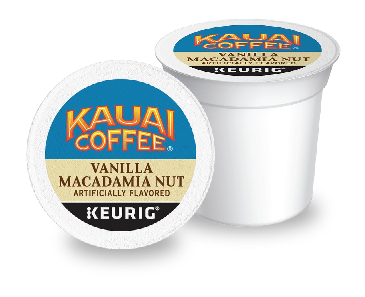 Kauai Coffee K-Cup Pods - Vanilla Macadamia Nut Flavor - Premium Arabica, 10 Ct (Pack Of 3)