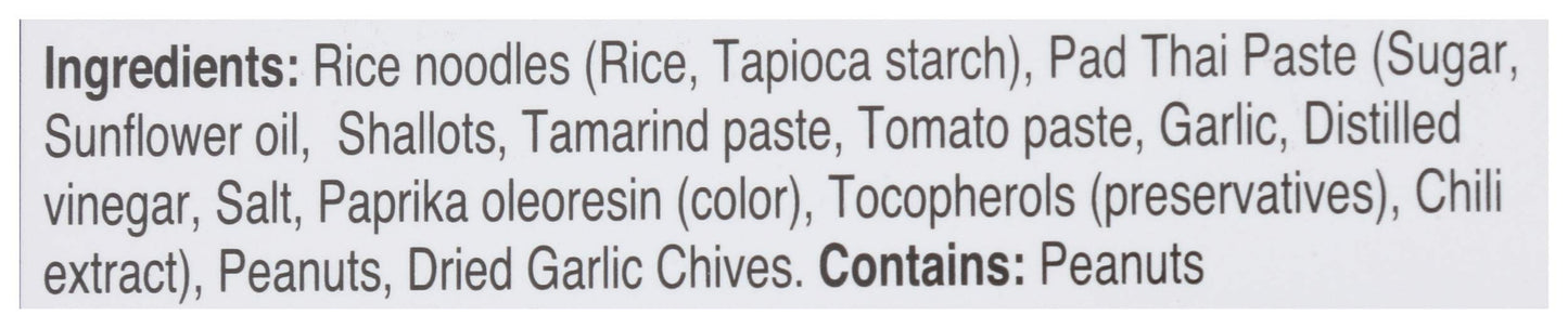 Blue Dragon Pad Thai Kit, Pre-portioned Sauce, Rice Noodles, Peanuts, 7.7 oz (Pack of 6)