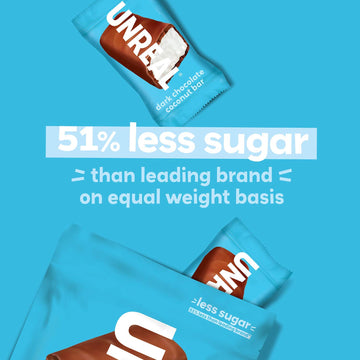 Unreal Dark Chocolate Coconut Bars (Value Size Bag) | Vegan, 3G Sugar, & 3 Simple Ingredients | Non-Gmo, Gluten Free, & Fair Tra