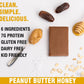 KiZE Energy Bar Peanut Butter Honey - 30 Count Pack, Dairy Free, Gluten Free, High Protein, Non-GMO, Soy Free Snack