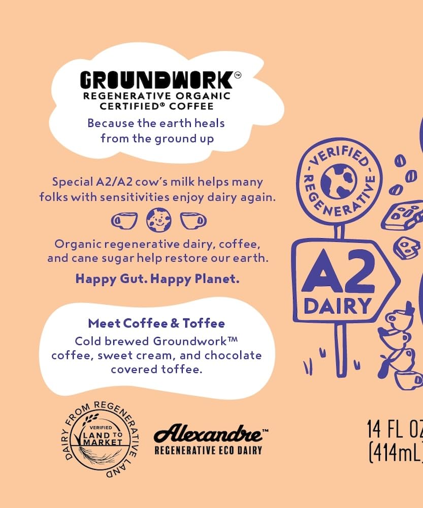Alecs Coffee & Toffee Organic Ice Cream