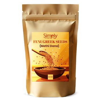 Simply Staples Organic Fenugreek Seeds, Whole Methi, 16 oz, USDA Organic, Non-GMO, Natural Spice for Cooking and Wellness