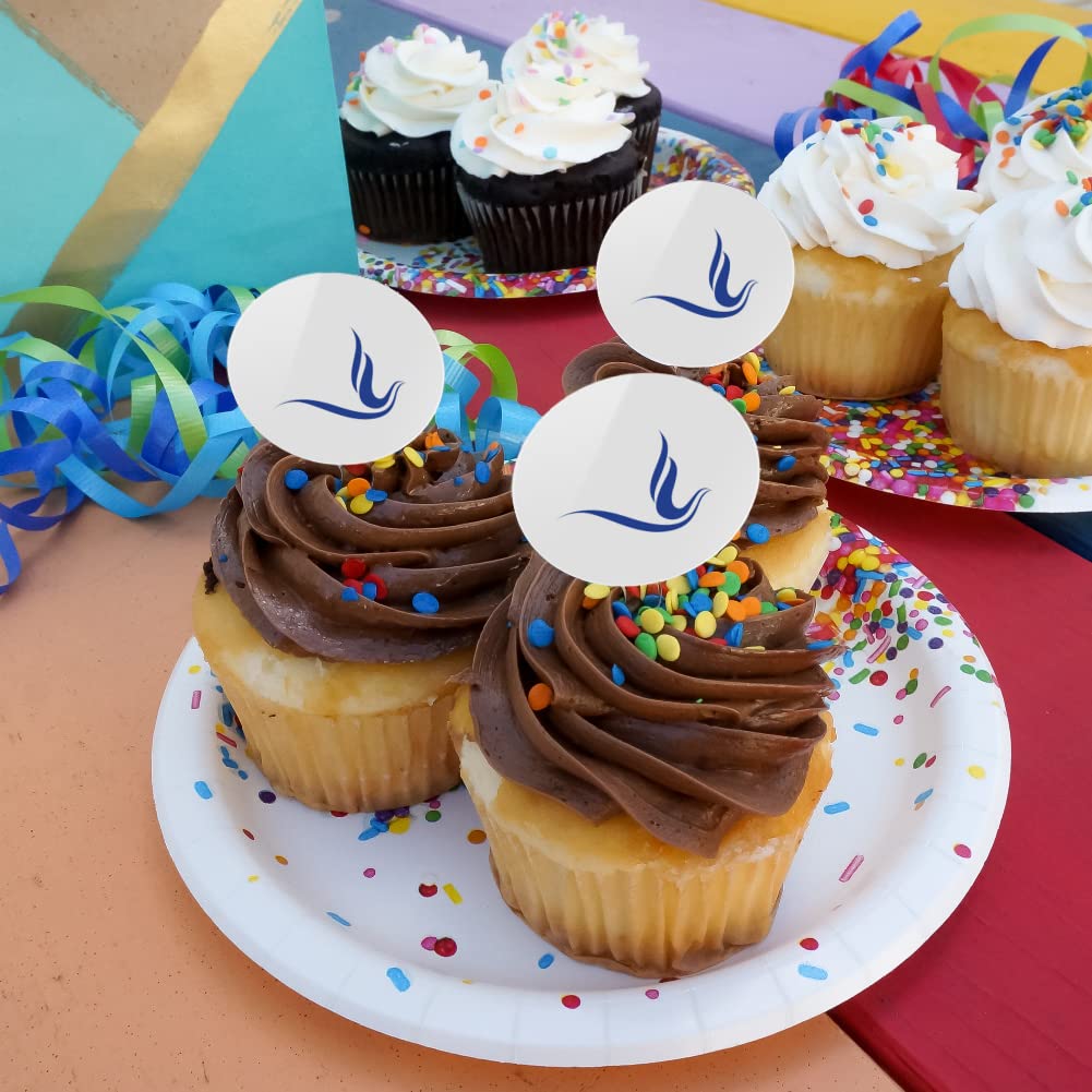 Zeta Phi Beta Sorority Secondary Cupcake Picks Toppers Decoration Set Of 6