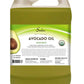 USDA Certified Organic Cold Pressed Unrefined Raw Avocado Oil - 1 Gallon/128 fl.oz