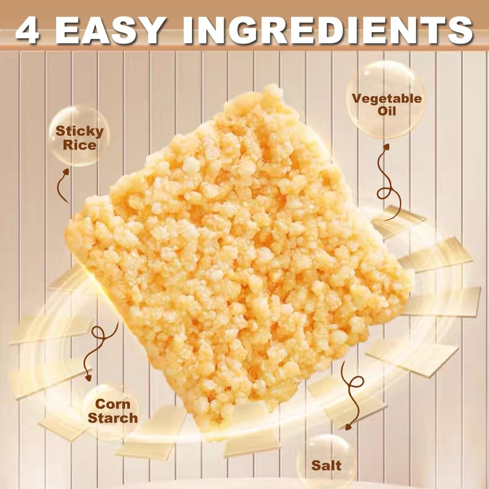 Eapc Rice Crackers - Spicy Crunchy Sticky Rice Crackers Cake, 9Oz Box, Spicy Flavor (Pack Of 1)