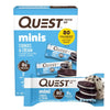 Quest Nutrition Mini Cookies & Cream Protein Bars, 8G Protein, 1G Sugar, 2G Net Carbs, Gluten Free, 14 Count