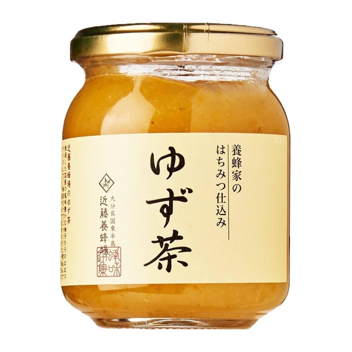 Kondo Japanese Honey Factory Hachimitsu Yuzu Cha 250g (Pack of 1), Domestic Yuzu Citron Honey Marmalade, No Sugar Added, Preserv