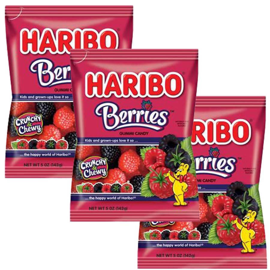 Berries, 5oz Gummy Bag (3 Pack)