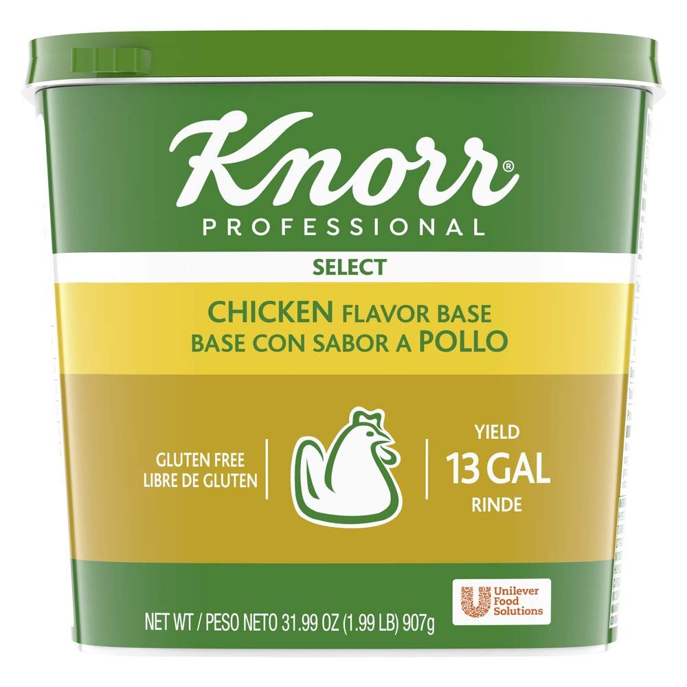 Knorr Professional Select Chicken Base Bouillon, Gluten Free, No Artificial Flavors, 0g Trans Fat, 1.99 lbs, Pack of 6