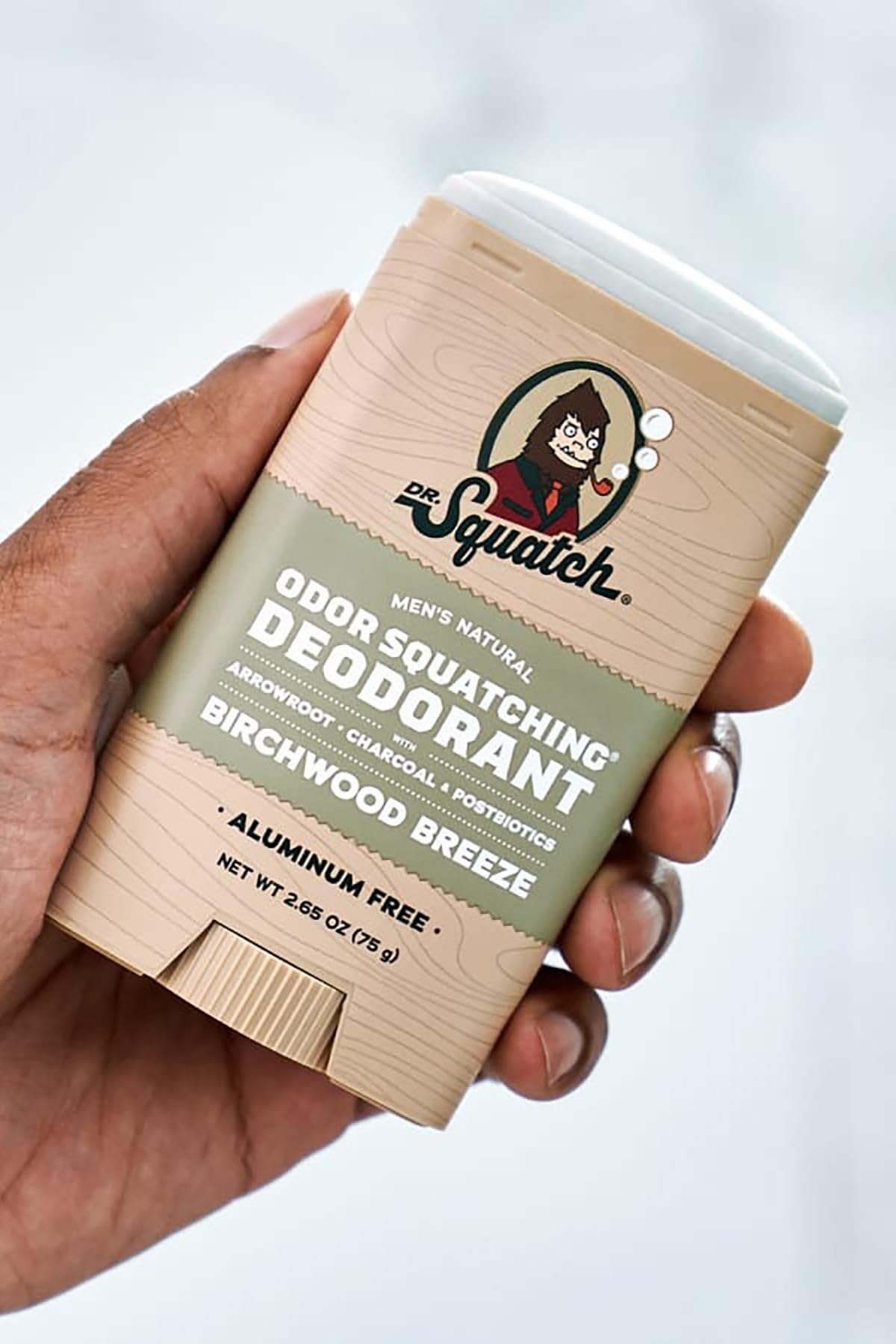Dr. Squatch Birchwood Breeze Deodorant, 2.65 oz, Glide-on, Pack of 1445