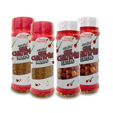 Mexican Chiltep  n Powder and Whole (5.28 oz) | Pack with 4 pieces | Fresh Harvest