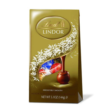 Lindt Lindor Assorted Chocolate Truffles ,5.1 Ounce (Pack Of 4)