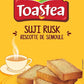 Britannia Toastea Suji Rusk 10.75Oz (305G) - Biscotte De Semoule - Crispy Tea Time Snack - Crispy Crunchy Toast (Pack Of 4)