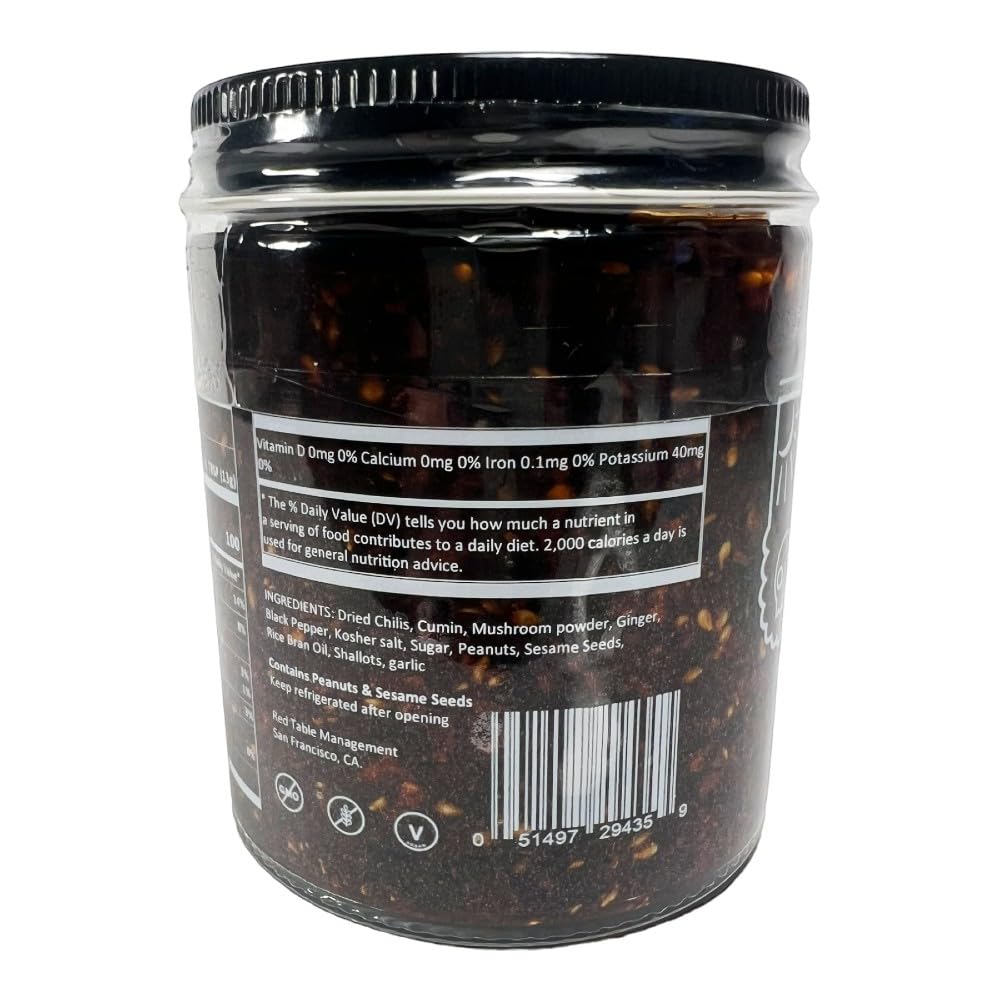 Chingonas Salsa Macha - Gourmet Mexican Oil-Based Chili Crunch Sauce, Vegan And Gluten-Free, Crunchy Chili Oil, 6 Oz