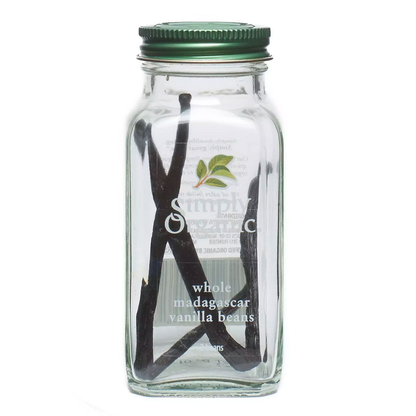 Simply Organic Vanilla Bean Whole Madagascar - 2 Count Pack