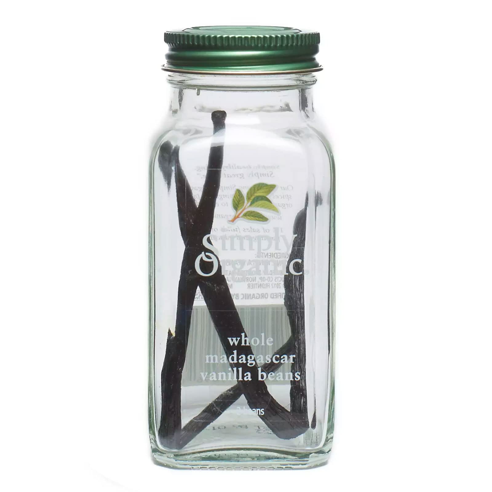 Simply Organic Vanilla Bean Whole Madagascar - 2 Count Pack