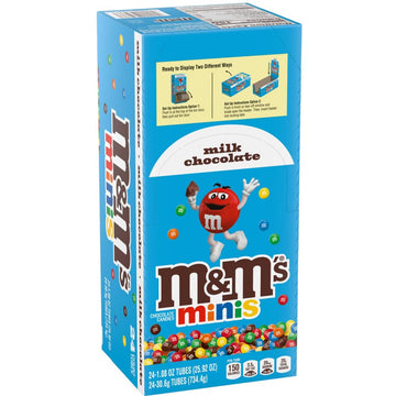 M&M'S Minis Full Size Milk Chocolate Candy Bulk Pack, 1.08 Ounce (Pack Of 24)