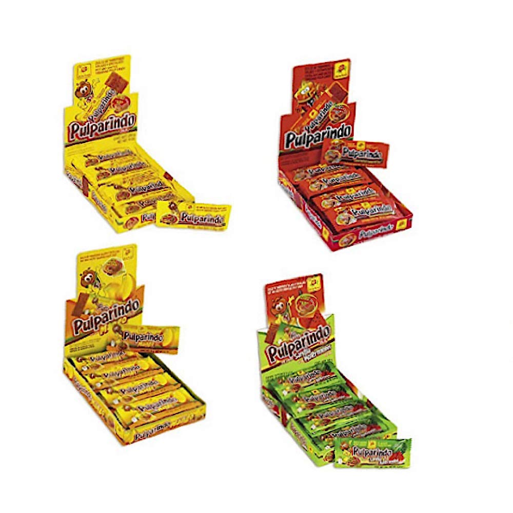 De La Rosa Pulparindo Flavors Bundle (Original, Mango, Watermelon And Xspicy)
